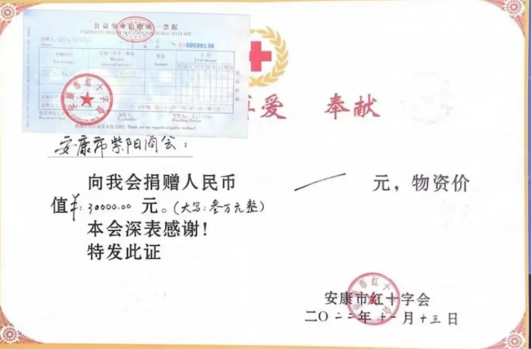 【心系旬阳 守望相助】——安康市紫阳商会向旬阳市捐赠抗疫物资！